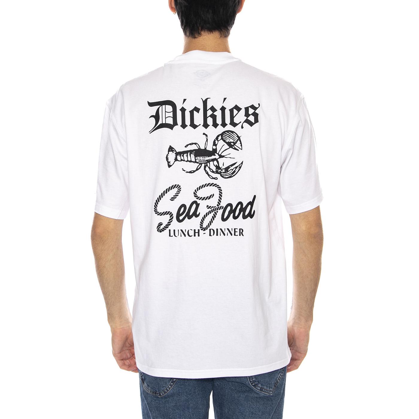Dickies Diner Tee White - Maglietta Girocollo Uomo Bianca DK0A87QX0WH1 . DICKIES 