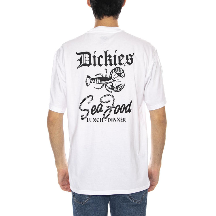 Dickies Diner Tee White - Maglietta Girocollo Uomo Bianca DK0A87QX0WH1 . DICKIES 