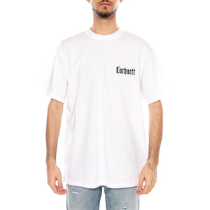 S/S Schooling T-Shirt White - Maglietta Girocollo Uomo Bianca I035453.02XX . CARHARTT WIP 