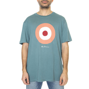 Signature Target Tee Jade - Maglietta Girocollo Uomo Verde 65093-657  BEN SHERMAN 