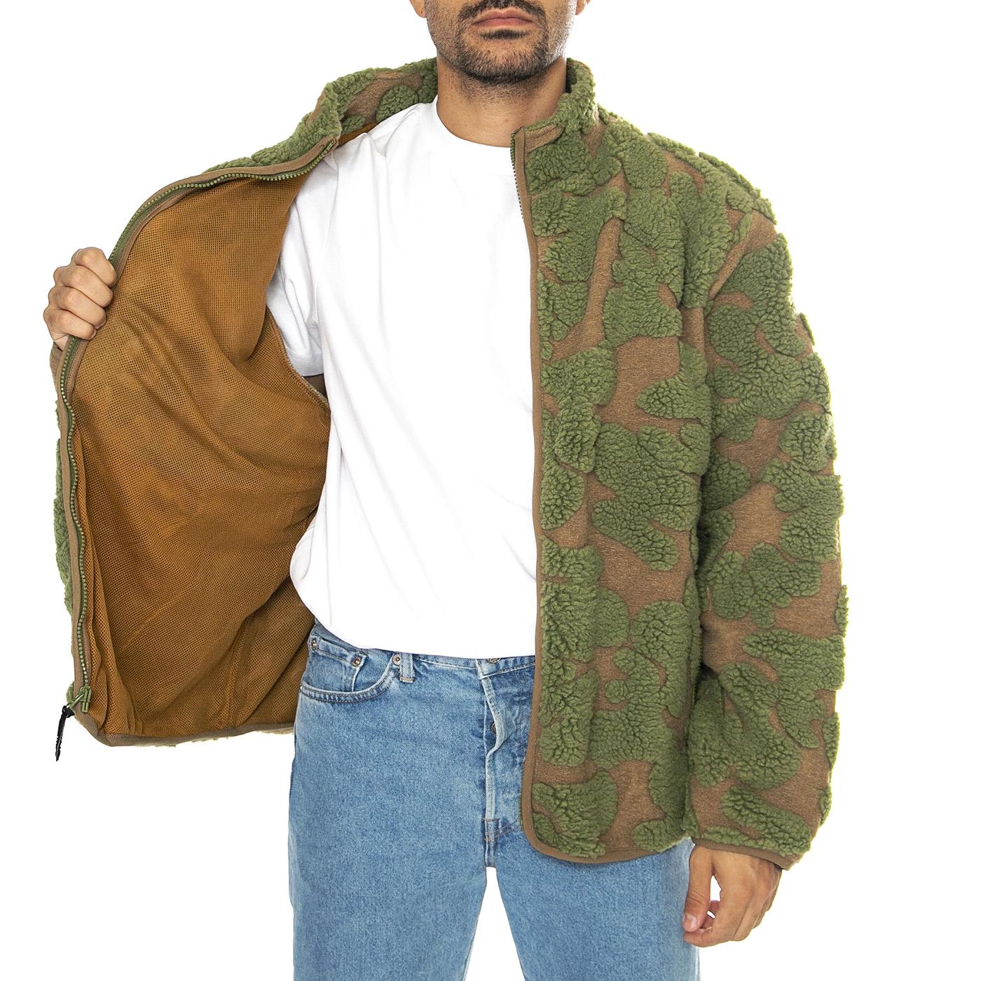 Abstract High Pile Jacquard Mud - Giacca Uomo Multicolore JK00445-MUD  HUF 