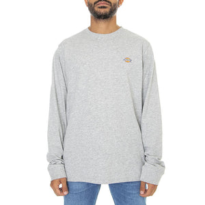 LS Mapleton Tee Grey Melange - Maglietta Girocollo Maniche Lunghe Uomo Grigia DK0A4Y4RGYM1  DICKIES 