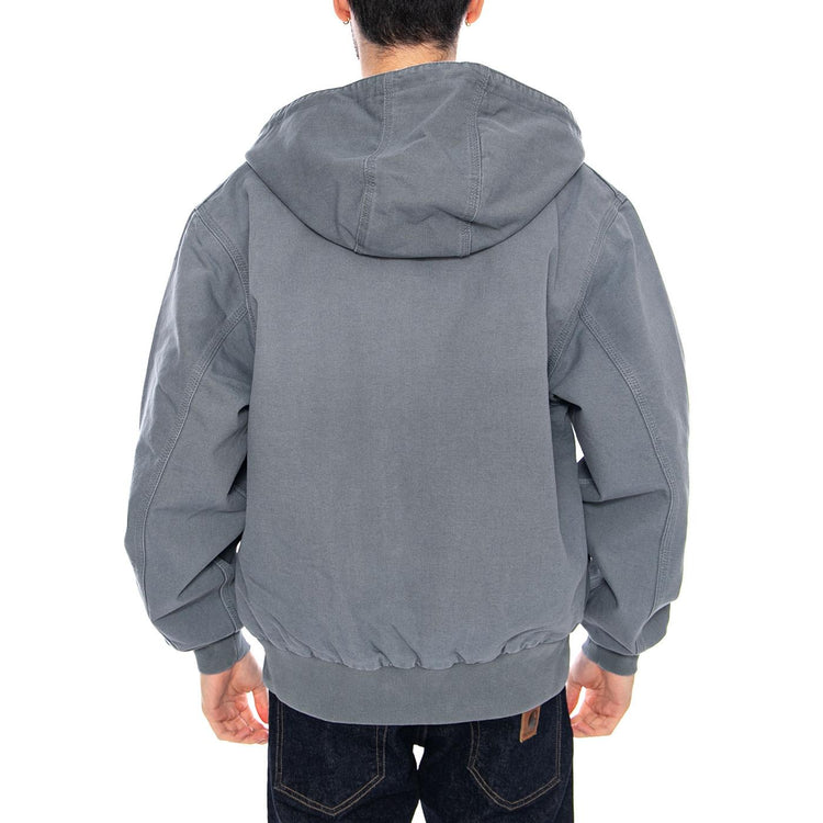 OG Active Jacket Cozy Blue - Giacca con Cappuccio e Zip Uomo Blu I034820 3IT4O CARHARTT WIP 