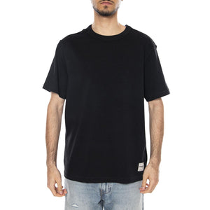 SS Solid Tee Black - Maglietta Girocollo Uomo Nera 112365120 BLK WRANGLER 