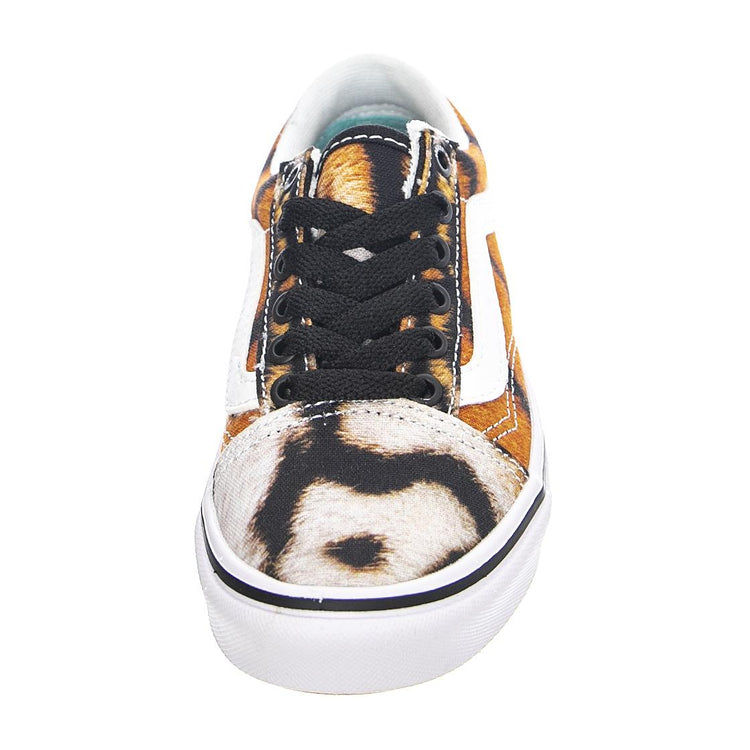 Unisex Youth ComfyCush Old Skool (Discovery) - Scarpe Stringate Profilo Basso Bambino Multicolore / Project Cat / Multi Tiger VN0A4U1Q9A91  VANS 