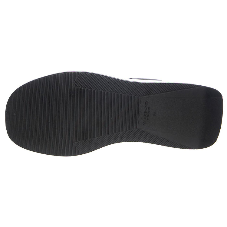 W' Courtney Black / Black Cow Leather - Sandali Donna Neri VBS5334-101-92  VAGABOND 