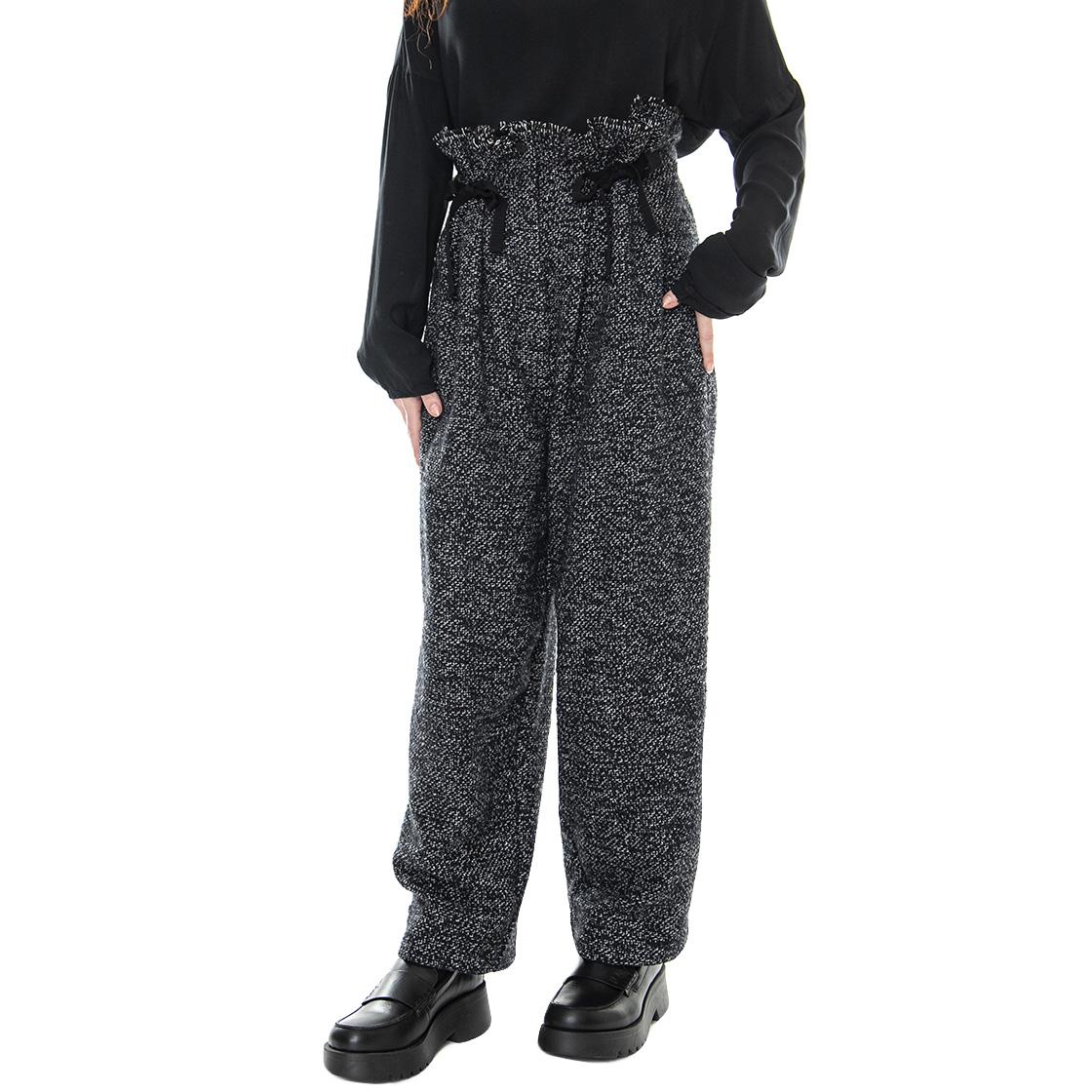 021SD25045 - Pantaloni Donna Sale / Pepe Nero / Bianco 021SD25045 -029098-01 . ALESSIA SANTI 