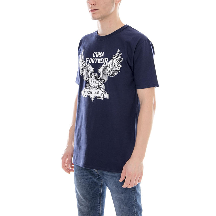STAY TRUE T-SHIRT NAVY MTS007-NAVY  C1RCA 