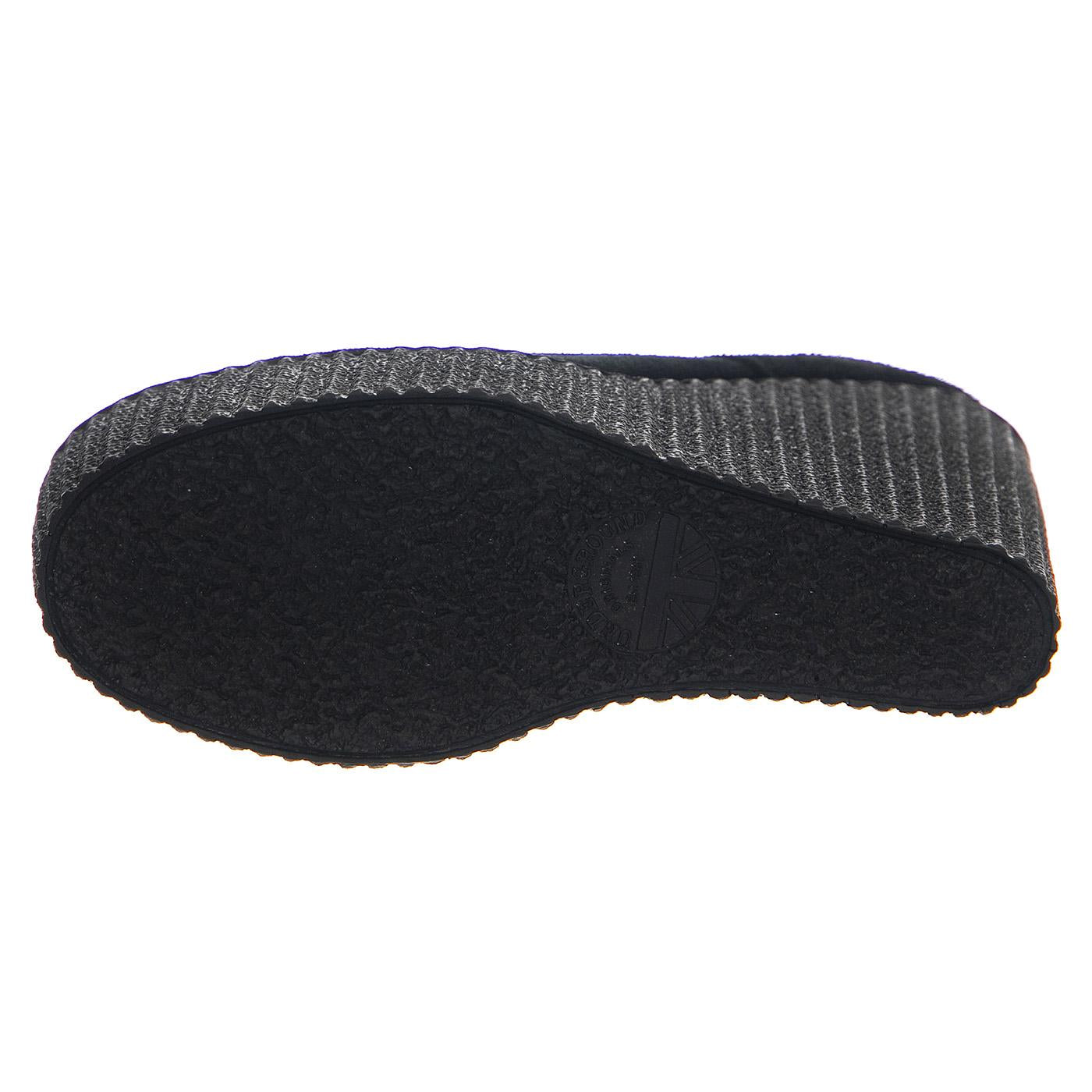 Wedge Wulfurn Black Suede - Scarpe Stringate Profilo Alto Donna Nere 11867  UNDERGROUND 