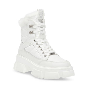 Triggers White / White - Stivali Stringati Donna Bianchi SMSTRIGGERS-11E  STEVE MADDEN 