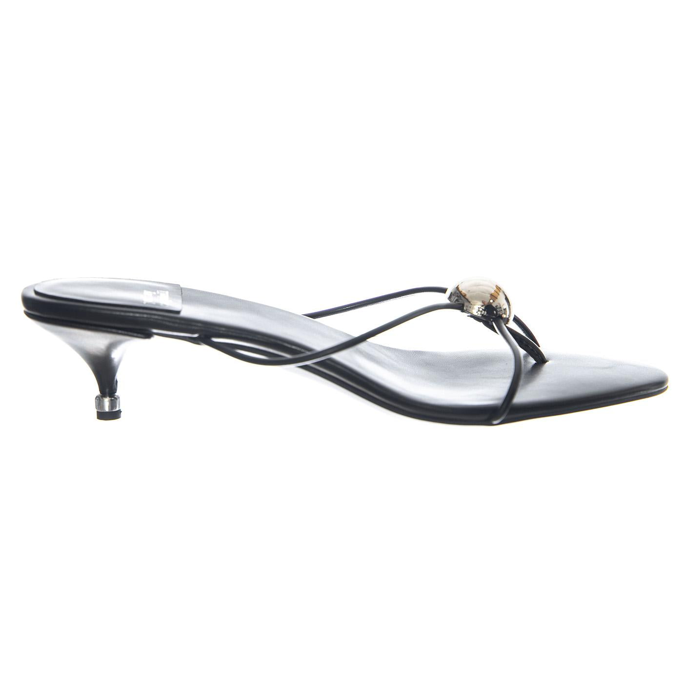 PRECIOSA Black Silver - Sandali Donna Silver JCSJC-1583-2-11 . JEFFREY CAMPBELL 