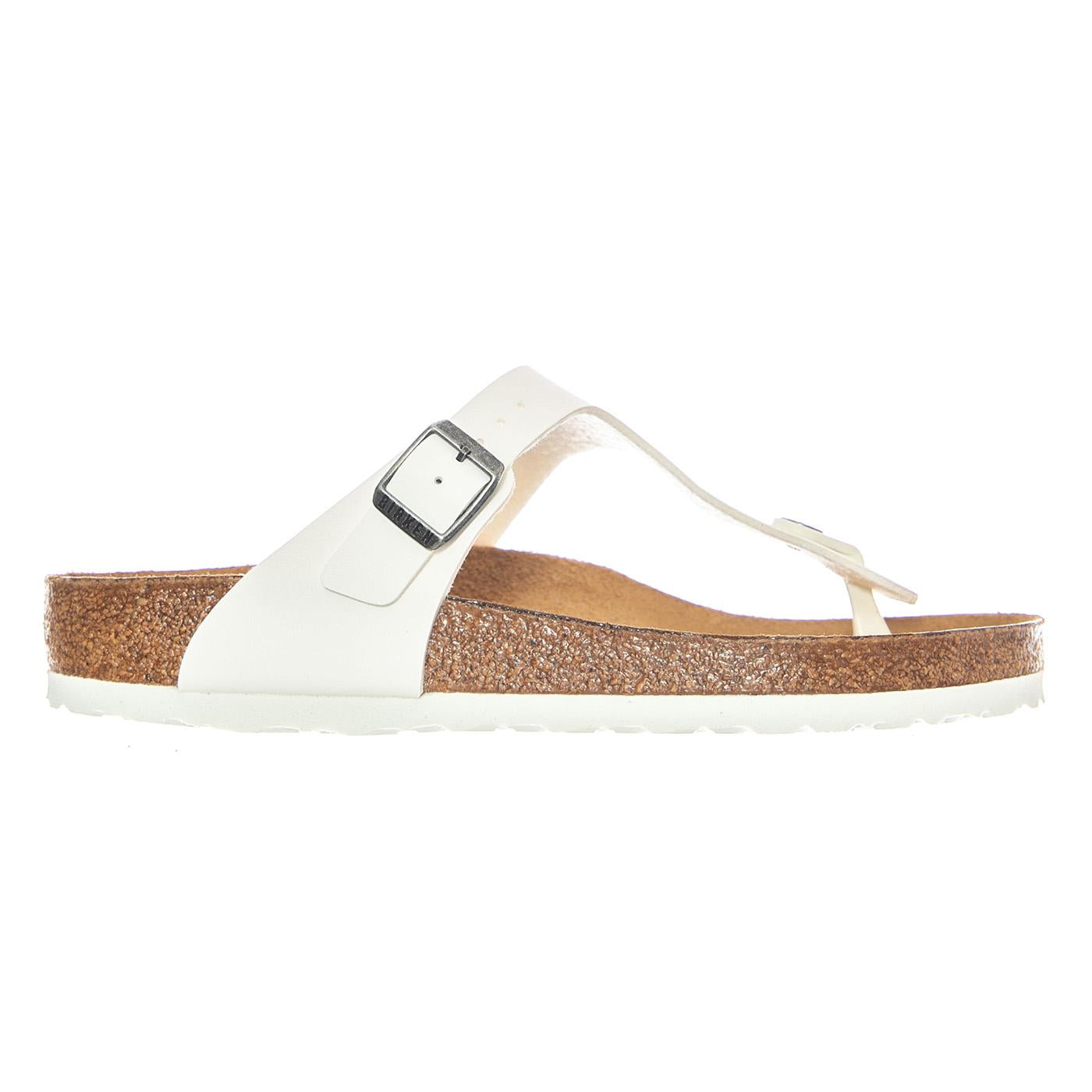 Gizeh Birko Flor Regular Fit White - Sandali Donna Bianchi 745531 WHT BIRKENSTOCK 