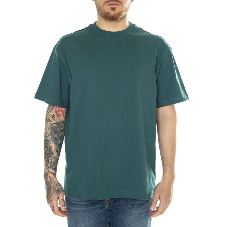 Plain Loose Tee Evergreen - Maglietta Girocollo Uomo Verde 112350757  LEE 
