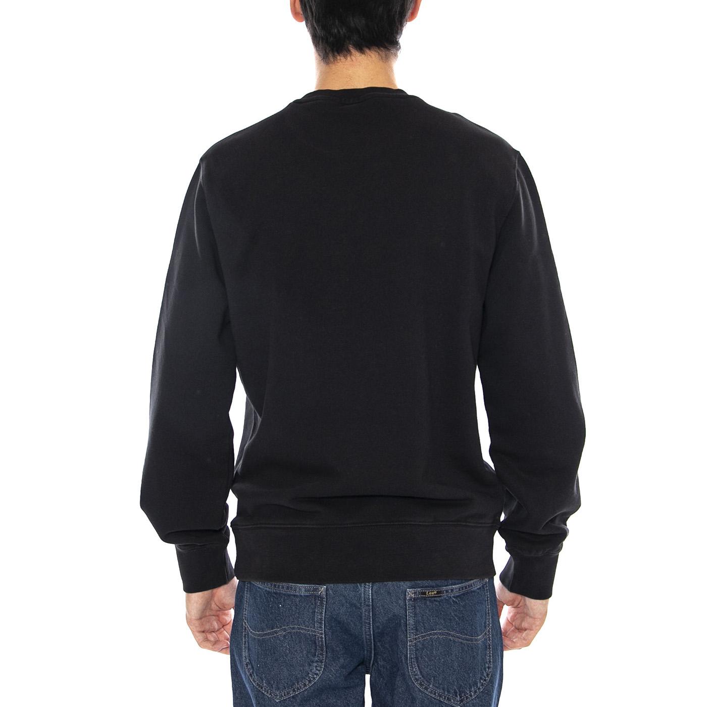 New Original Crew Mineral Black - Felpa Girocollo Uomo Nera 35909-0003  LEVIS 