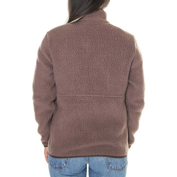 W's Retro Pile Marsupial Dusky Brown - Felpa Donna Marrone 22835-DUBN  PATAGONIA 