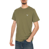 ESSENTIAL SPORTS TEE BURNT OLIVE - Maglietta Girocollo Uomo Verde  Uomo BARBOUR