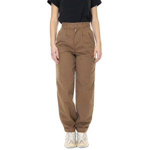 W' Collins Pant Buffalo Garment Dyed - Pantaloni Cargo Donna Marroni I029789-1CMGD  CARHARTT WIP 