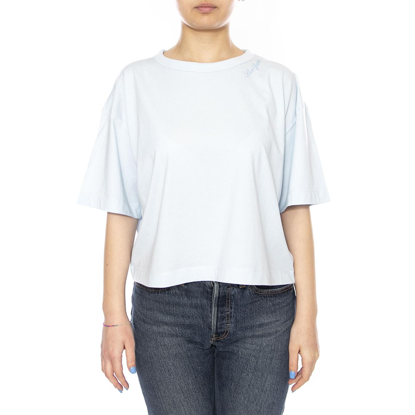 LEE BOXY TEE BEAU BLUE - Maglietta Girocollo Donna Blu 112377769 BL LEE 