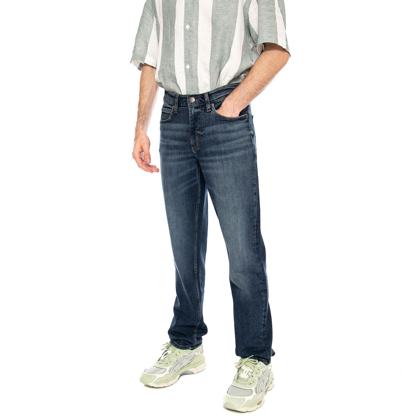 DAVID RUSTY RIVET - Pantaloni Denim Jeans Uomo Blu 112380203 BL LEE 