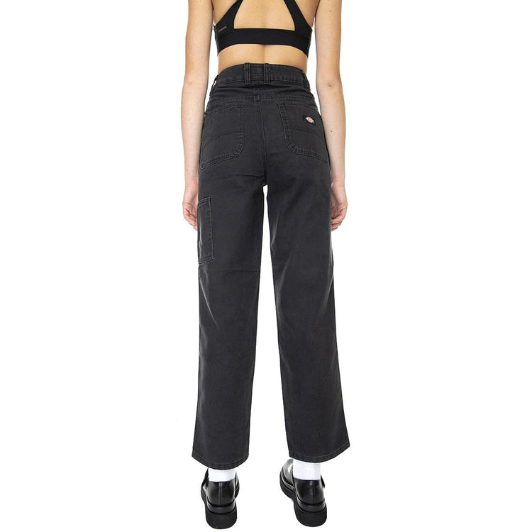 Dickies Dc Pant Black - Pantaloni Denim Jeans Donna Neri DK0A4XZLC401  DICKIES 