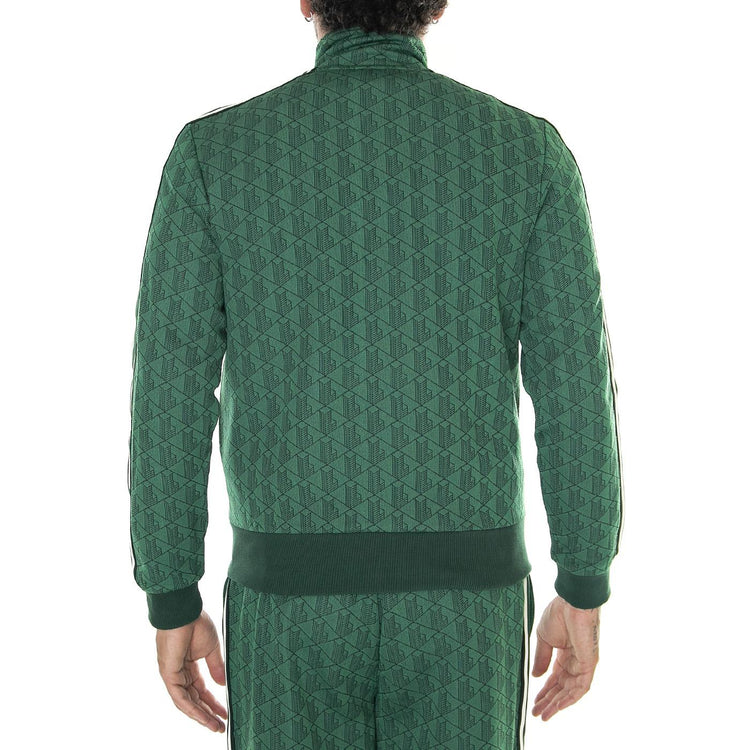 Sweatshirt SH1368-QIJ Green - Felpa con Zip Uomo Verde SH1368-QIJ  LACOSTE 