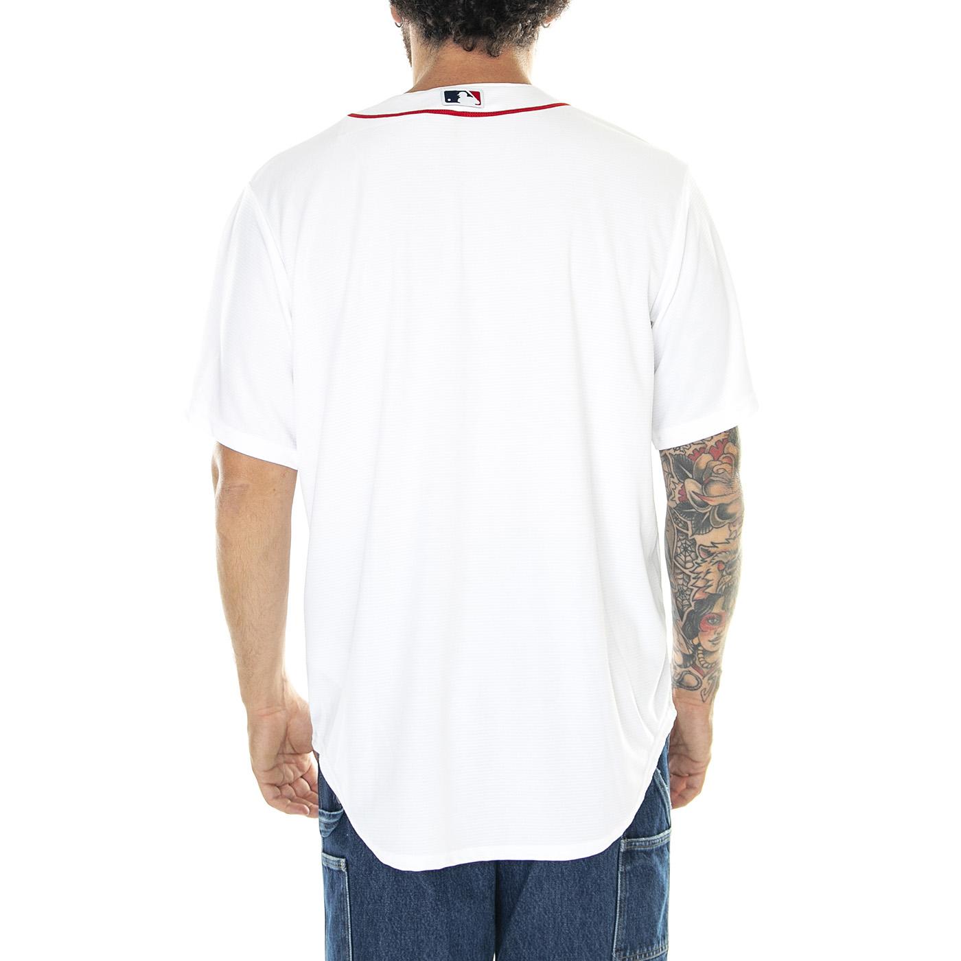 Boston Red Sox Replica Thuisshirt - Camicia Maniche Corte Uomo Bianca T770-BQWH  NIKE 