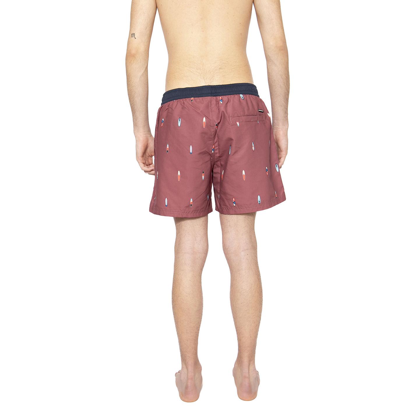 Roan Rouge / Bordeaux - Costume da Bagno Uomo Rosso 2712021-776  PROTEST 