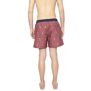 Roan Rouge / Bordeaux - Costume da Bagno Uomo Rosso 2712021-776  PROTEST 