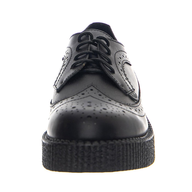 Macbeth Black Leather - Scarpe Stringate Profilo Basso Donna Nere 24464_4  UNDERGROUND 