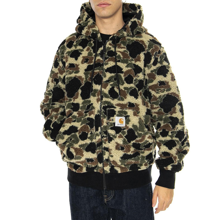 OG Active Liner Camo Duck Jacquard, Green - Giacca Uomo Multicolore I032301.2GVXX  CARHARTT WIP 