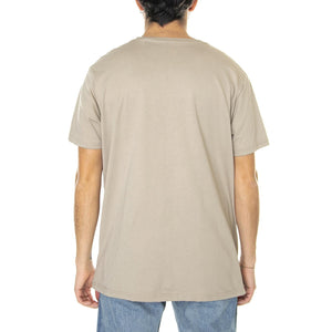 M' Basic T Small Logo Vintage Sand - Maglietta Girocollo Uomo Beige 188505-679  ALPHA INDUSTRIES 