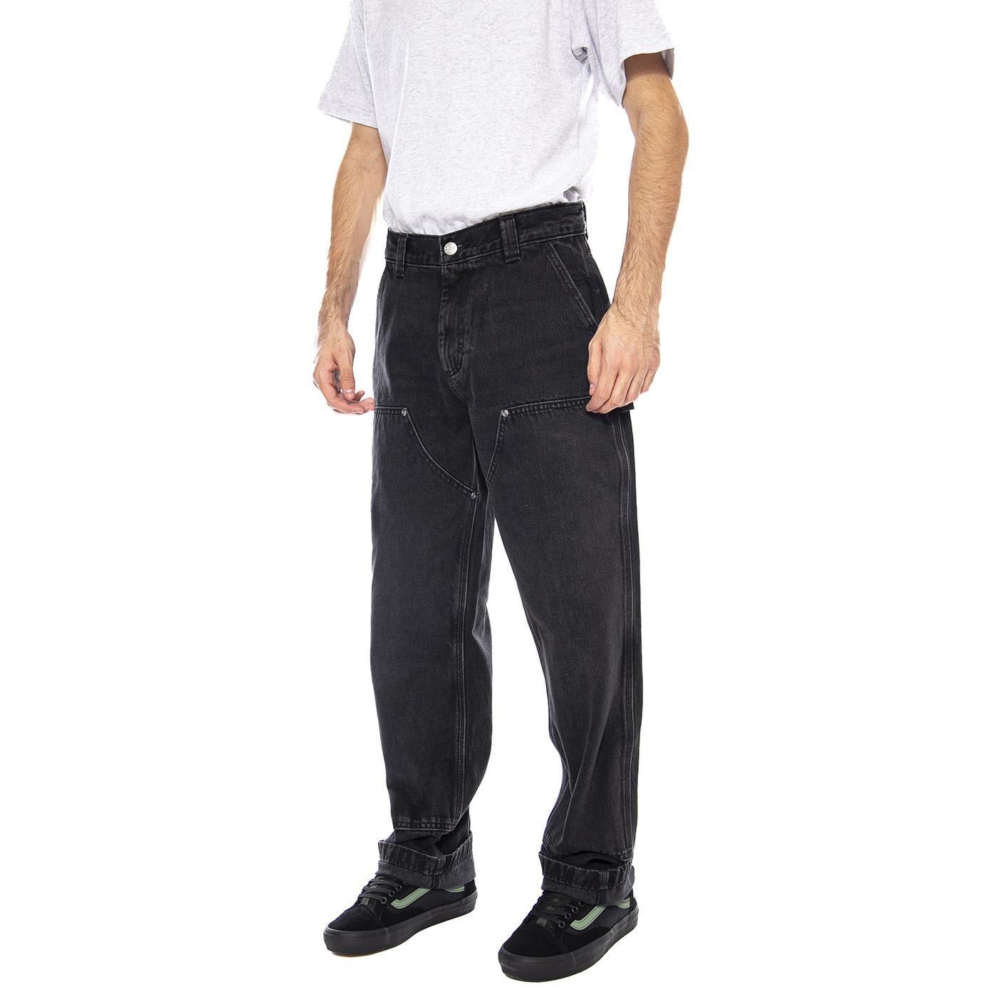 Double Knee Carpenter No Break Denim Jeans Black - Pantaloni Denim Jeans Uomo Neri 112370735 . LEE 