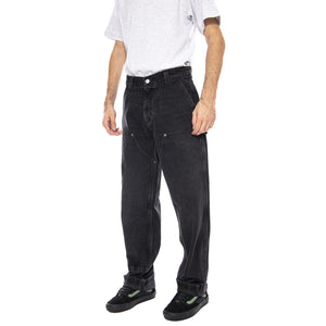 Double Knee Carpenter No Break Denim Jeans Black - Pantaloni Denim Jeans Uomo Neri 112370735 . LEE 