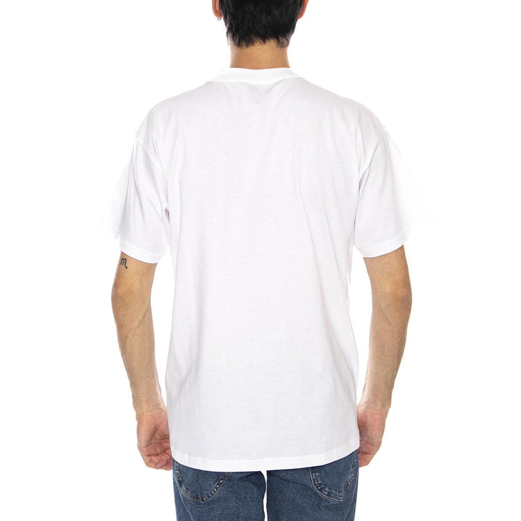 S/S Theory And Practice T-S White - Maglietta Girocollo Uomo Bainca I035501.02XX . CARHARTT WIP 
