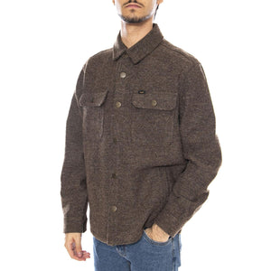 Overshirt Brwon Jaspe - Giacca Sovracanicia Uomo Marrone 112371313 . LEE 