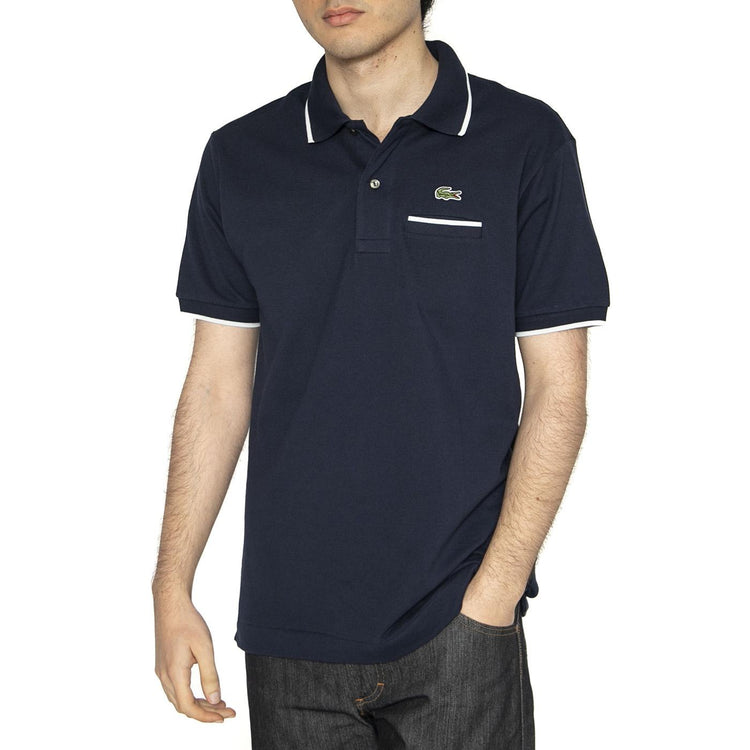 Maglietta M/C HHW Polo Shirt Blue - Polo Uomo Blu PH9838-HHW  LACOSTE 
