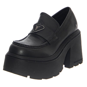 Spoiled Black Leather - Moccasini Donna Neri WSSSPOILED-BLK  WINDSOR SMITH 