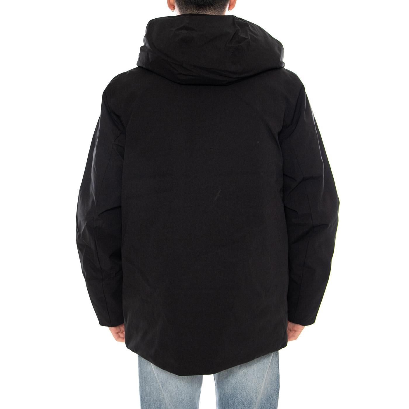 Vhinner Black Jacket - Giacca con Cappuccio Uomo Nera 331187 110 ELVINE 