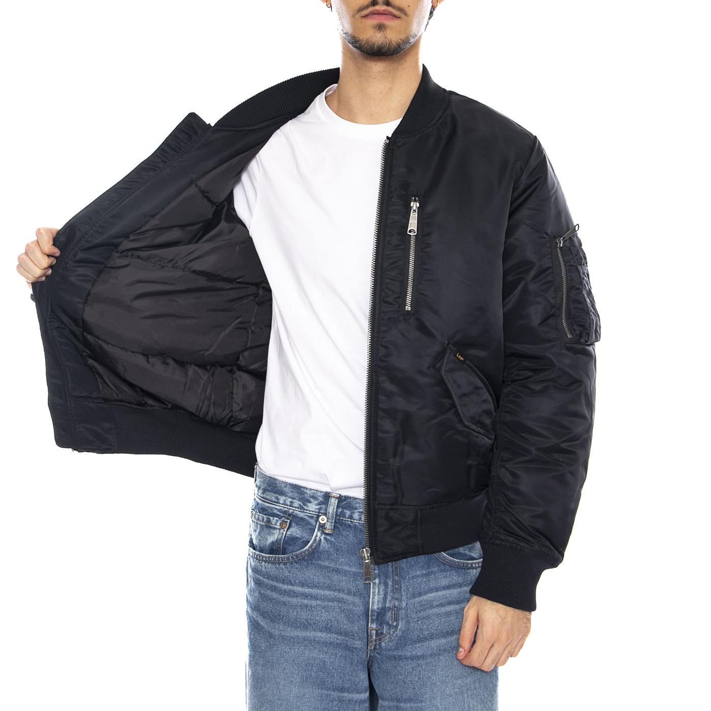 Bomber Jacket Black - Giacca Bomber Uomo Nera 112371314 . LEE 