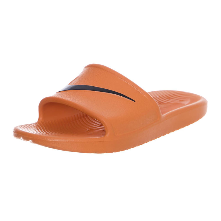 Kawa Shower Slide MIDNIGHT SOLAR ORANGE / BLACK 832528-800  NIKE 