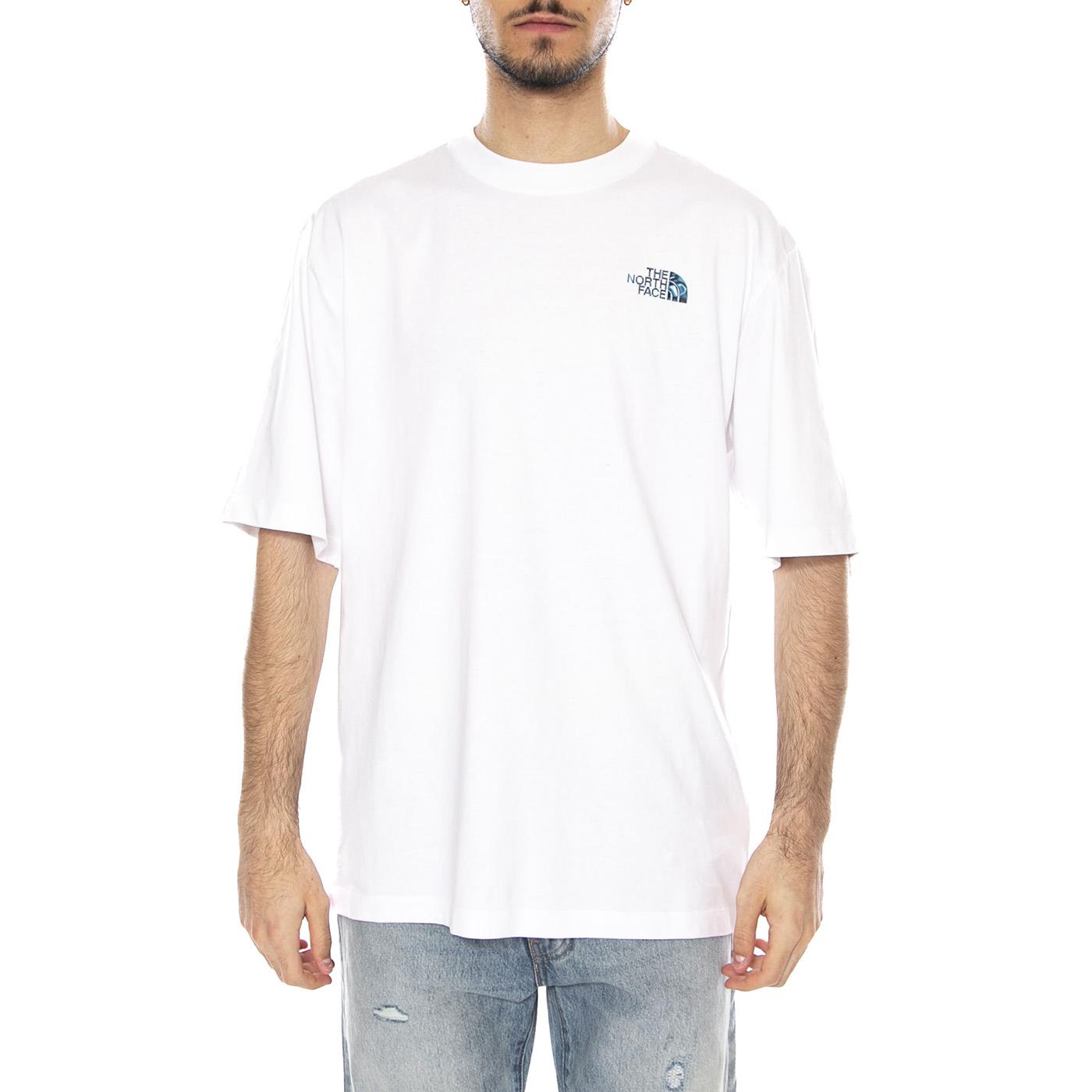 M LQD BOX NSE OS SS TEE - Maglietta Girocollo Uomo Bianca NF0A8G9W FN41 THE NORTH FACE 