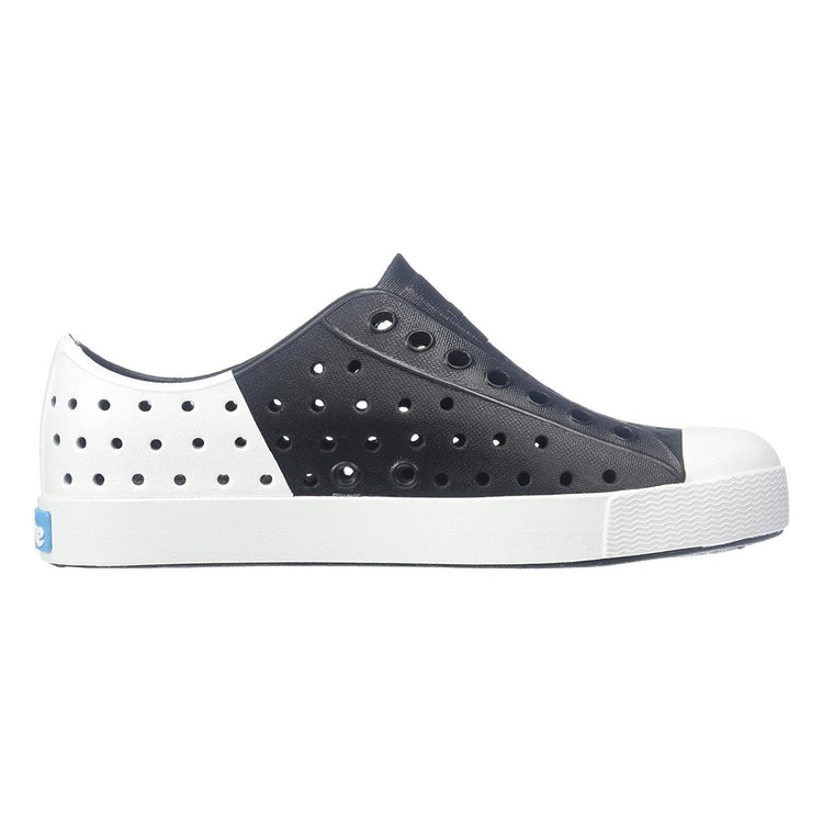 Jefferson Block - Scarpe Slip-On Profilo Basso Bambino Bianche / Nere 13100102-8336  NATIVE 