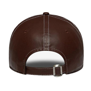 WMN Topstitch PU 940 Med Brown New York Yankees - Cappellino Marrone Donna 60691325 . NEW ERA 