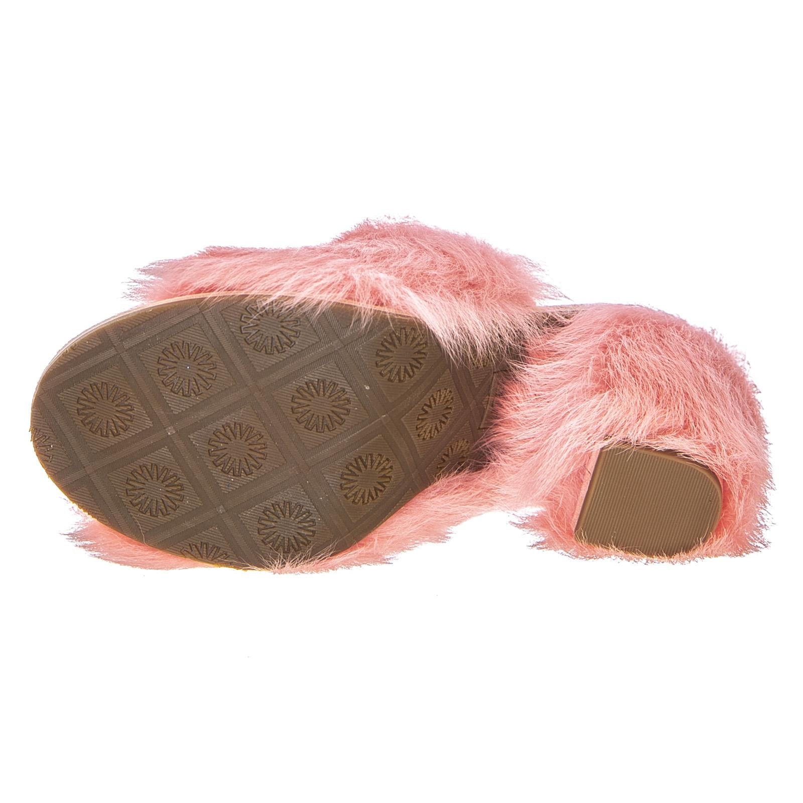 Womens Rosa Fluff Heel Lantana Pink Sandals UGSROSAFHLN1095390W  UGG 