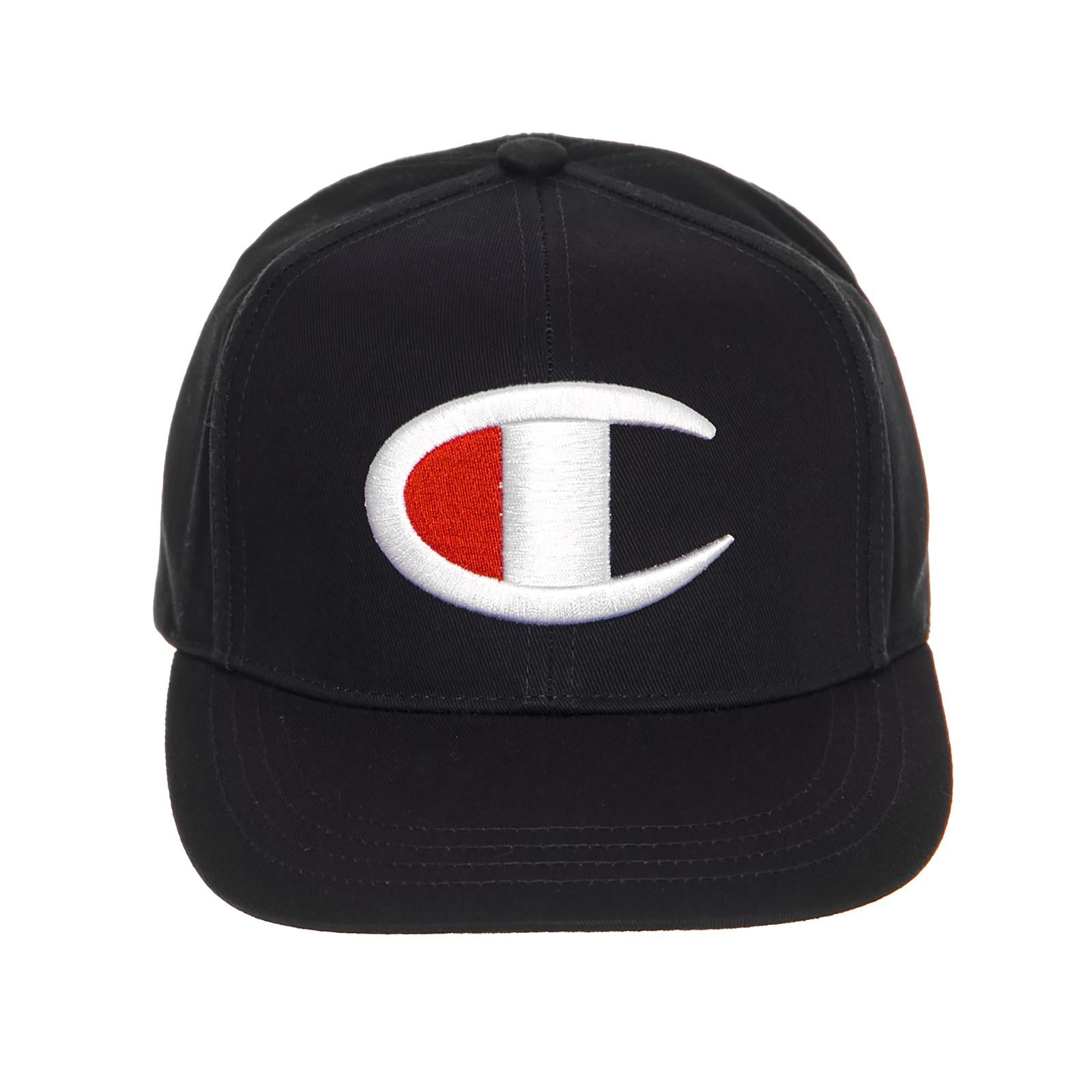 Logo - Cappellino con Visiera Nero 115497_4  CHAMPION 
