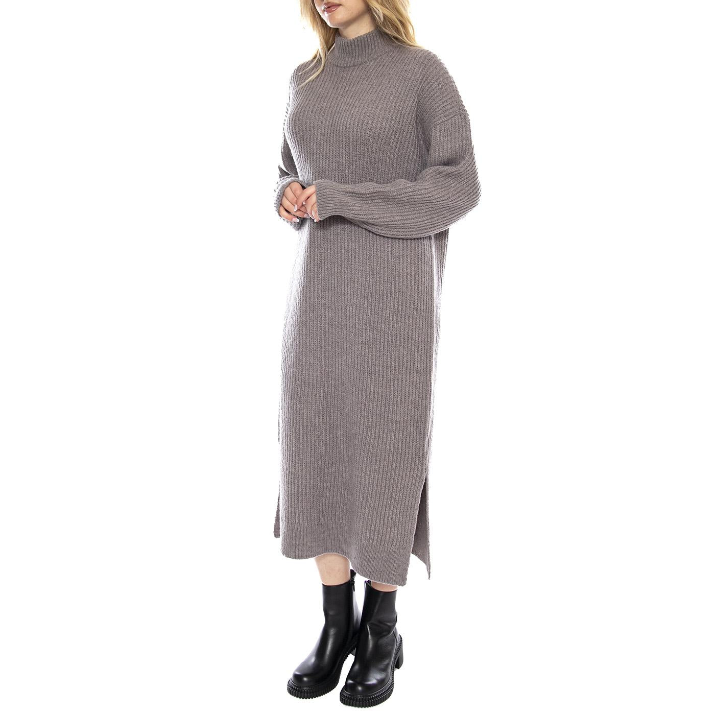 Pippalika Abito Lungo Gull Melange -- Abito Donna Grigio 203377148 3803m MINIMUM 