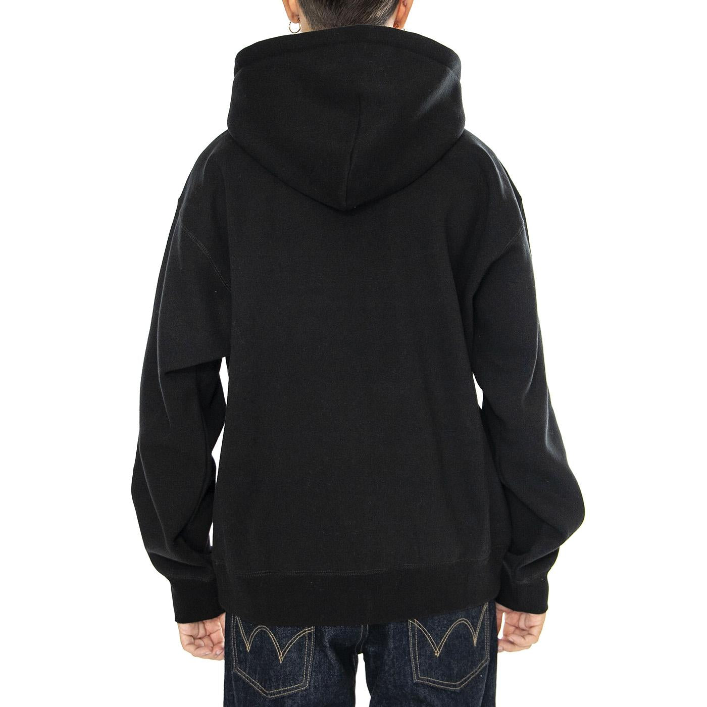 Established Works Bold Zip Hood II Fleece Black - Felpa Uomo Nera 112460022-BLACK . OBEY 