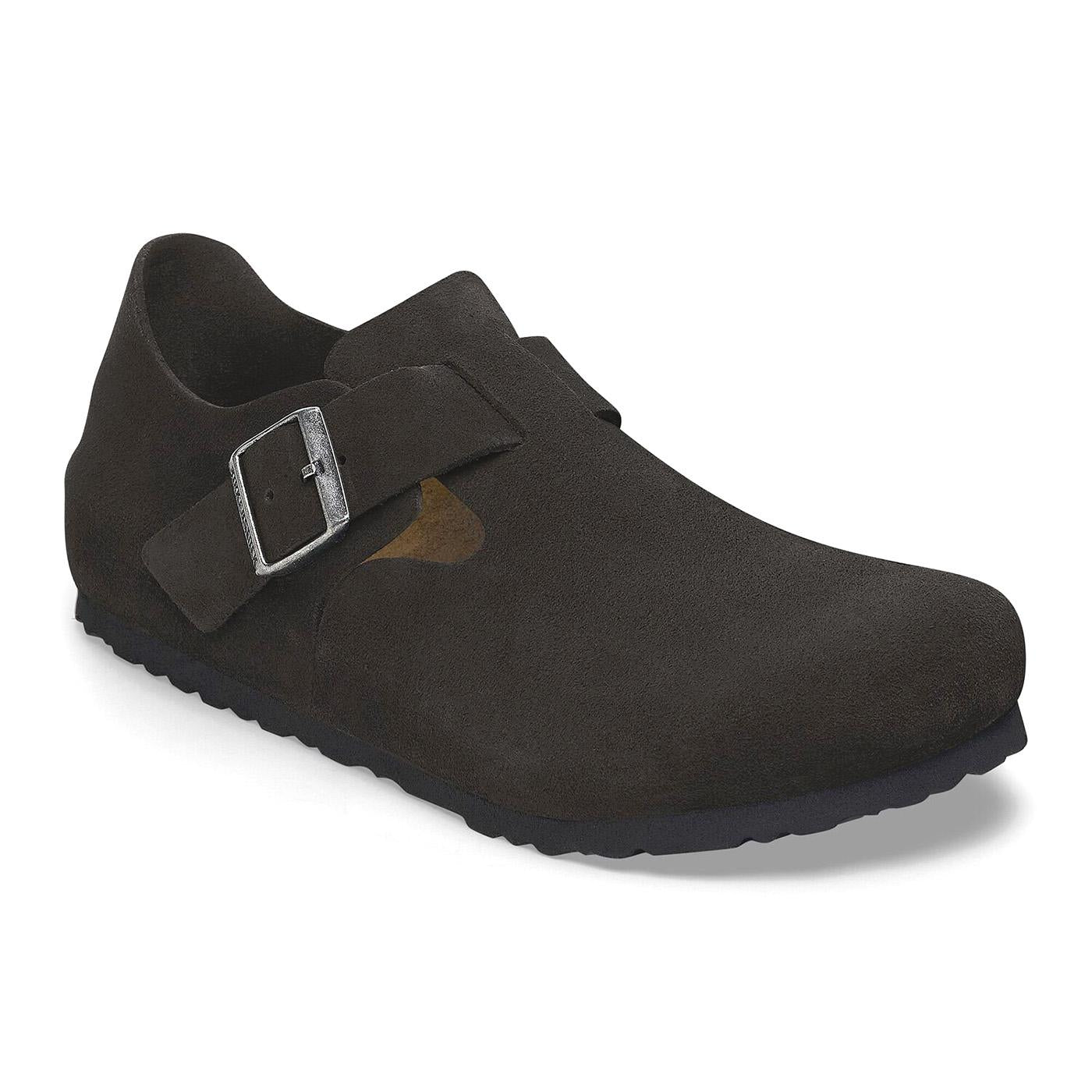 London black, Suede Leather - Sandali Uomo Neri 1028078  BIRKENSTOCK 