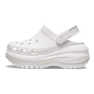 M' Classic Mega Crush Clog W WHI - Sandali Uomo Bianchi CR.207988-WHI . CROCS 