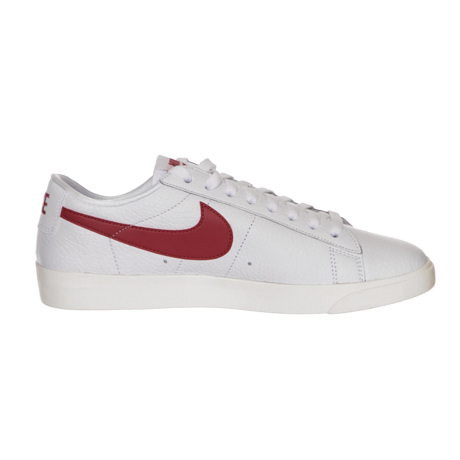 Women Blazer Low Premium WHITE/GYM RED 105214_4  NIKE 